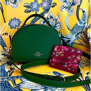 Green, Coach crossbody, non smoking home.